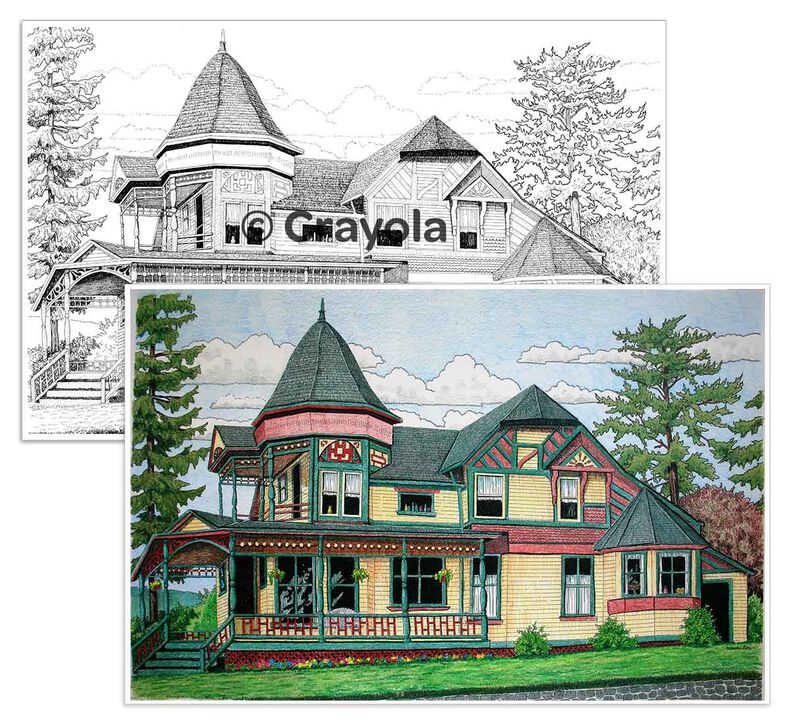Color Escapes Adult Coloring Kit, Americana