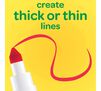 Washable Super Tips Markers, 120 count. Create thick or thin lines.