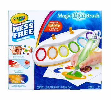 Color Wonder Magic Light Brush, Mess Free Painting front view.