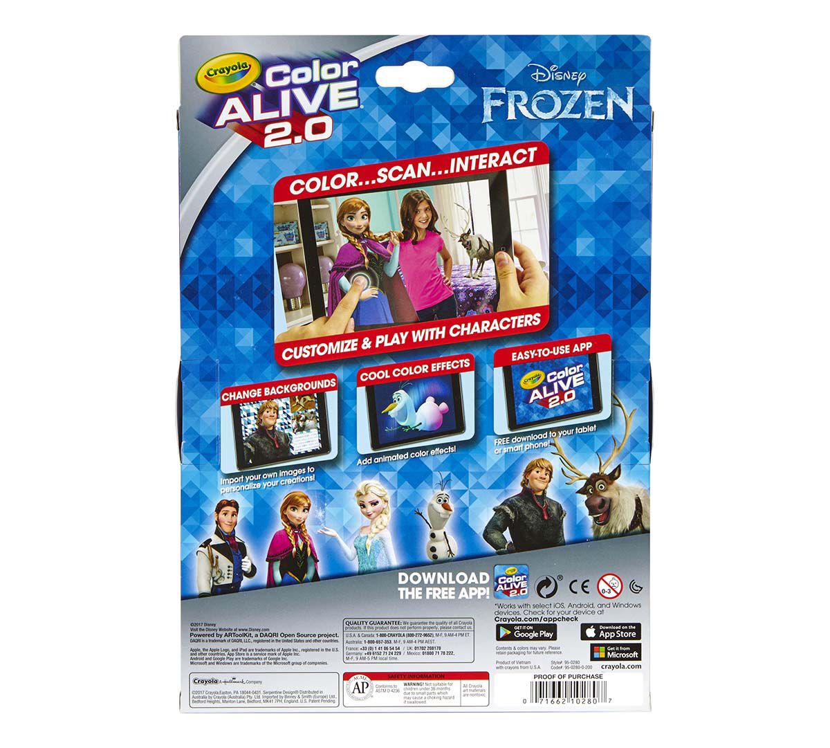 Crayola, Frozen, Color Alive 2.0, Interactive Coloring ...