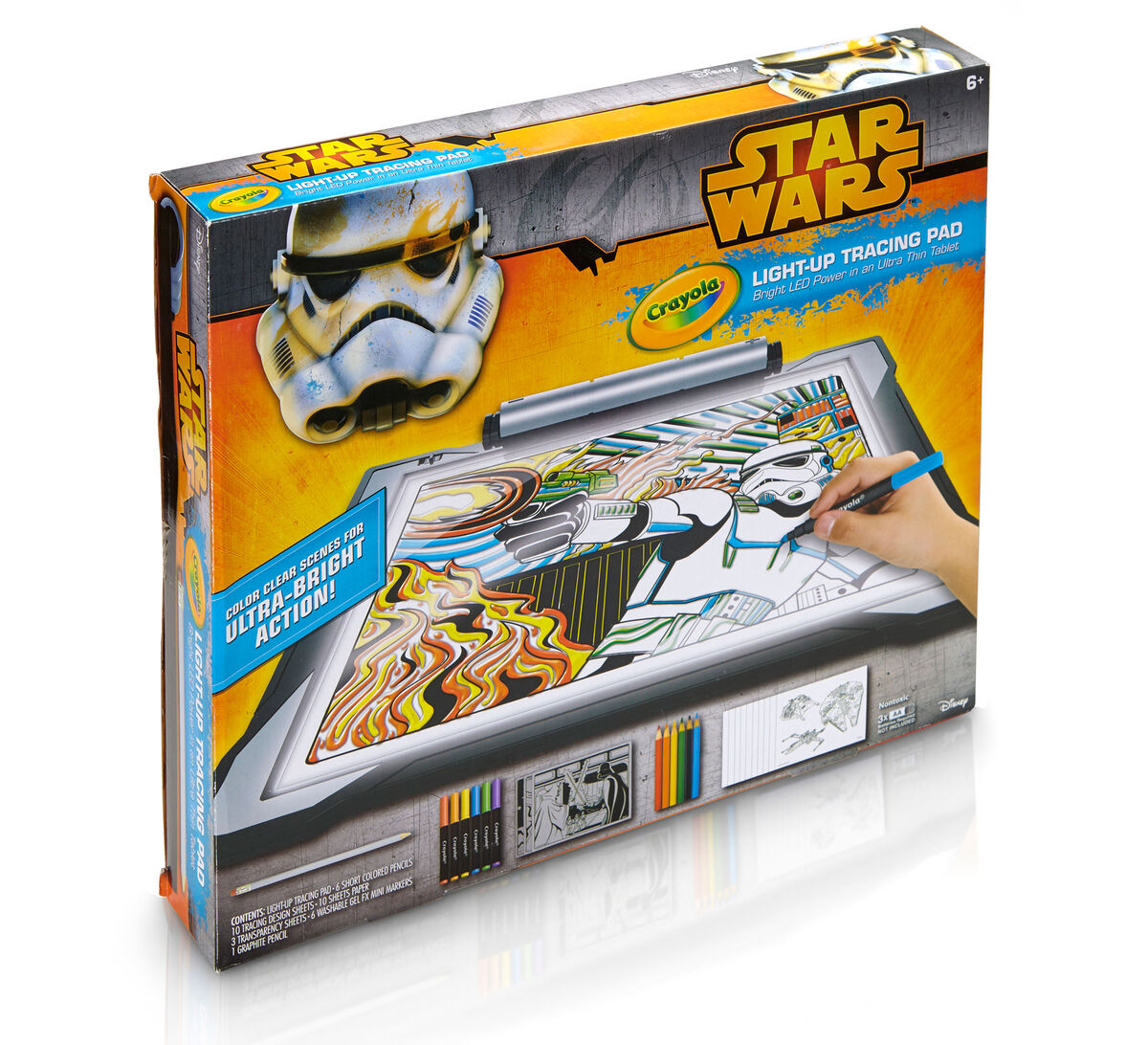 star wars light up tracing pad crayola