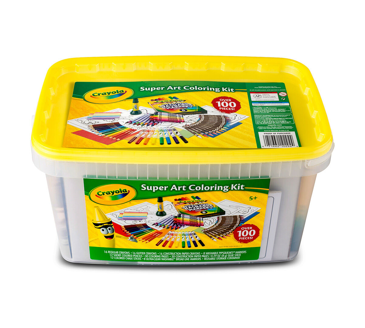 Coloring Art Kit Super Art Coloring Kit Over 100 Art Supplies Crayola