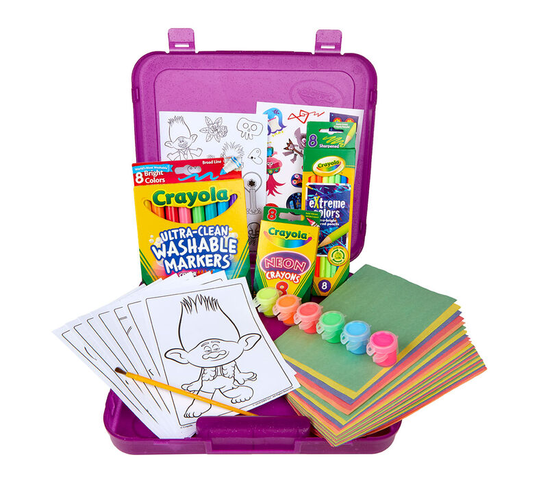 Trolls World Tour Neon Create & Color Art Set