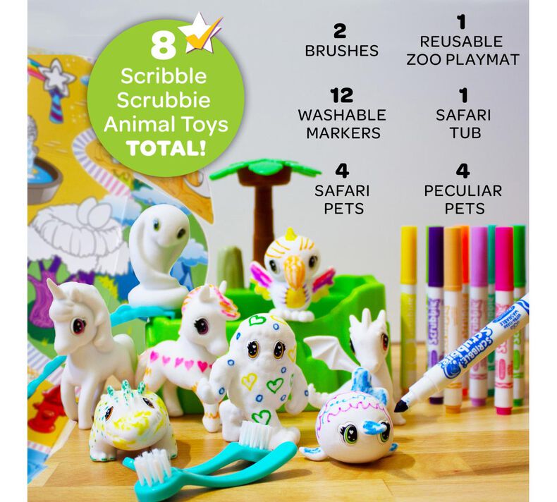 Crayola Scribble Scrubbie Peculiar Pets, Pet Care Toy - Macy's
