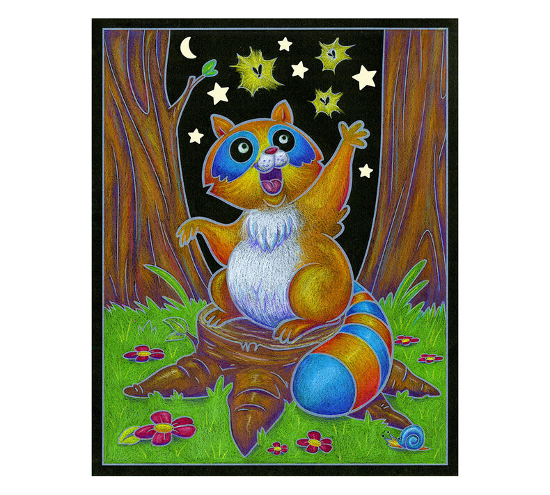 Forest Night Life! Coloring Set