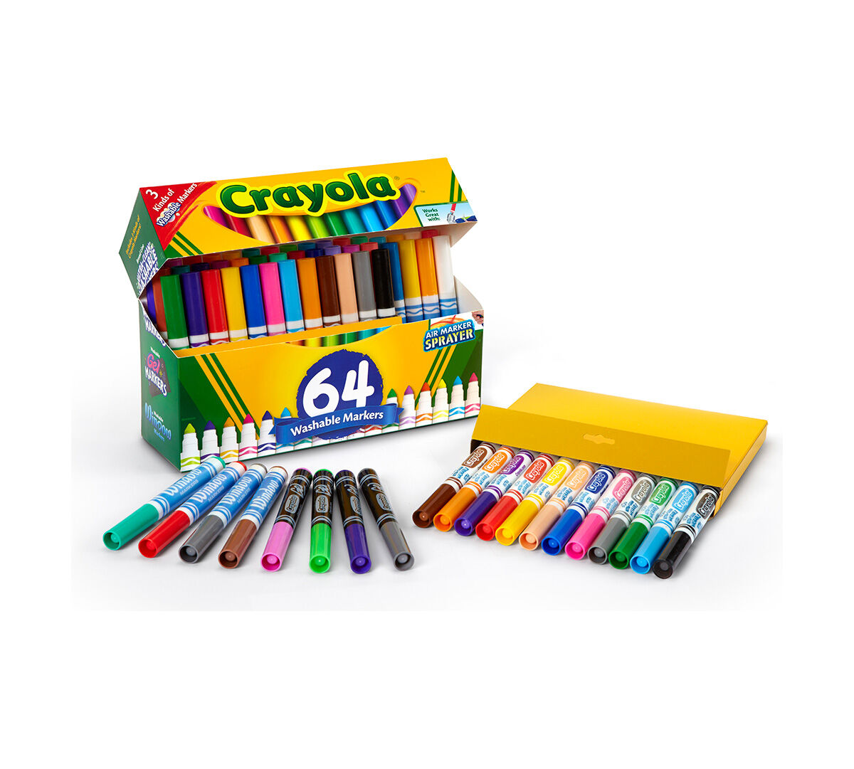 64 ct Broad Line Markers, Variety - Crayola