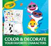 Baby Shark Color and Sticker Activity Set with Markers. Color and Decorate your favorite characters.
