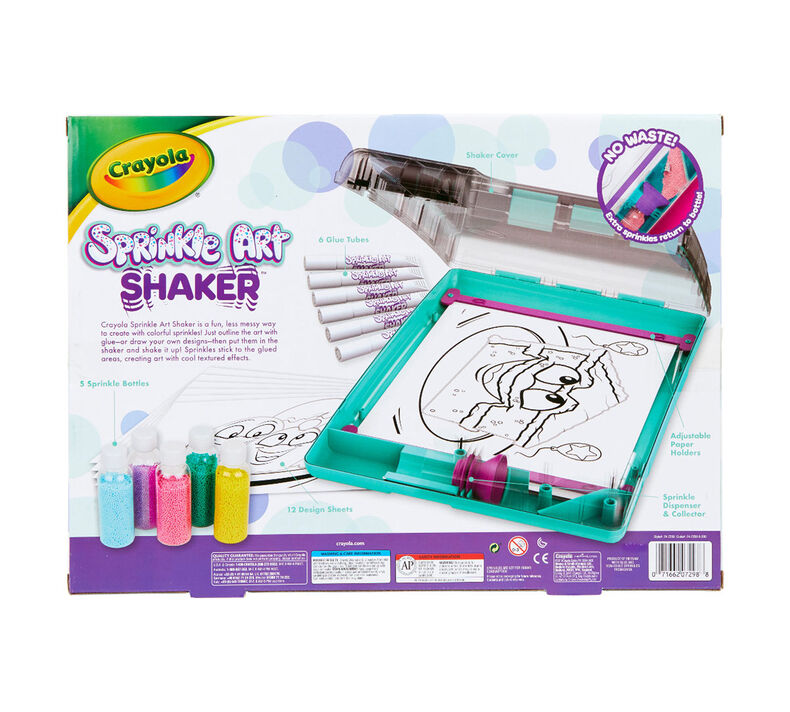 Crayola Sprinkle Art Shaker, Rainbow Arts and Crafts, Gifts for Girls &  Boys, Ages 5, 6, 7, 8