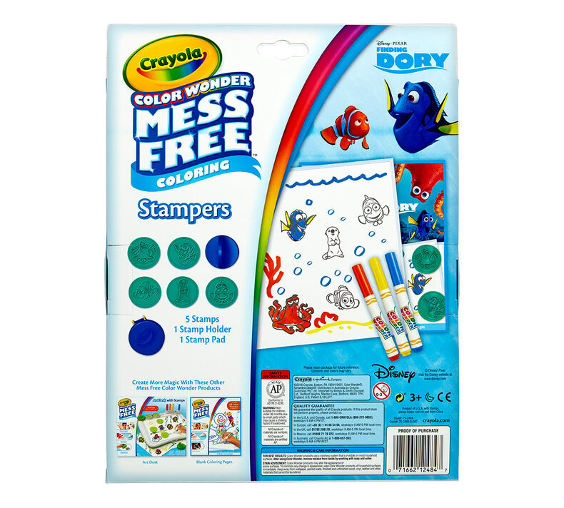 Color Wonder Mess Free Stampers, Finding Dory