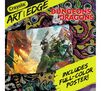 Dungeons & Dragons Art With Edge, Adult Coloring Book Includes full color poster