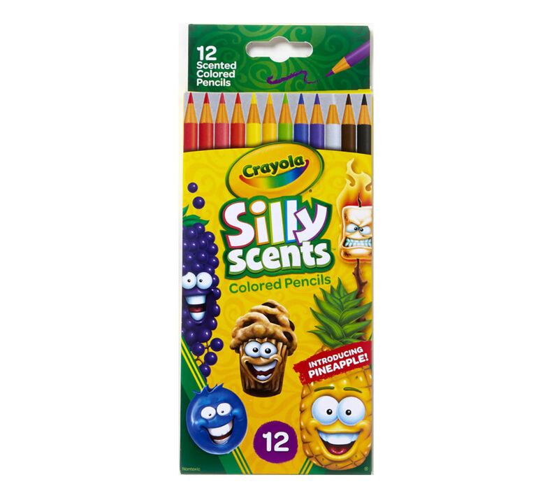 Silly Scents Colored Pencils, Sweet Scents, 12 Count