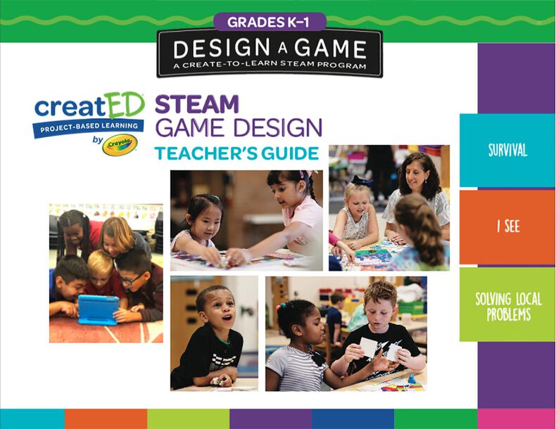 creatED® STEAM Design-a-Game for Classrooms for Grades K-1