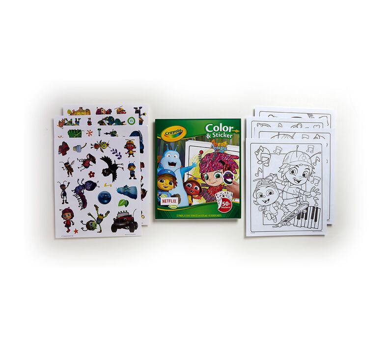 Color & Sticker Book, Beat Bugs