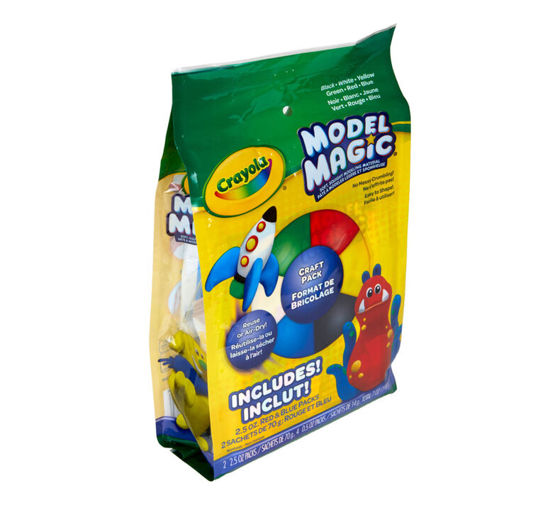 Crayola Model Magic Craft Pack, 6 Colors Per Pack, 3 Packs