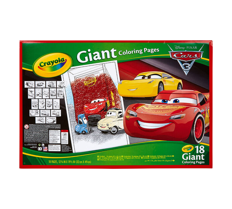 Crayola Giant Coloring Pages Cars 3 Oversized Coloring Pages Art Activity Crayola