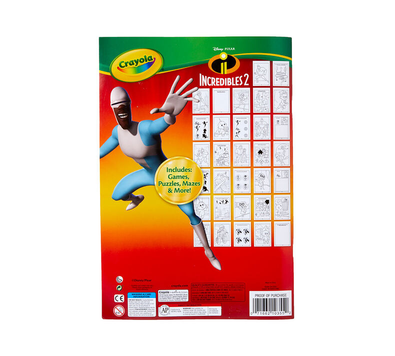 Coloring & Activity Pad with Markers, Incredibles 2