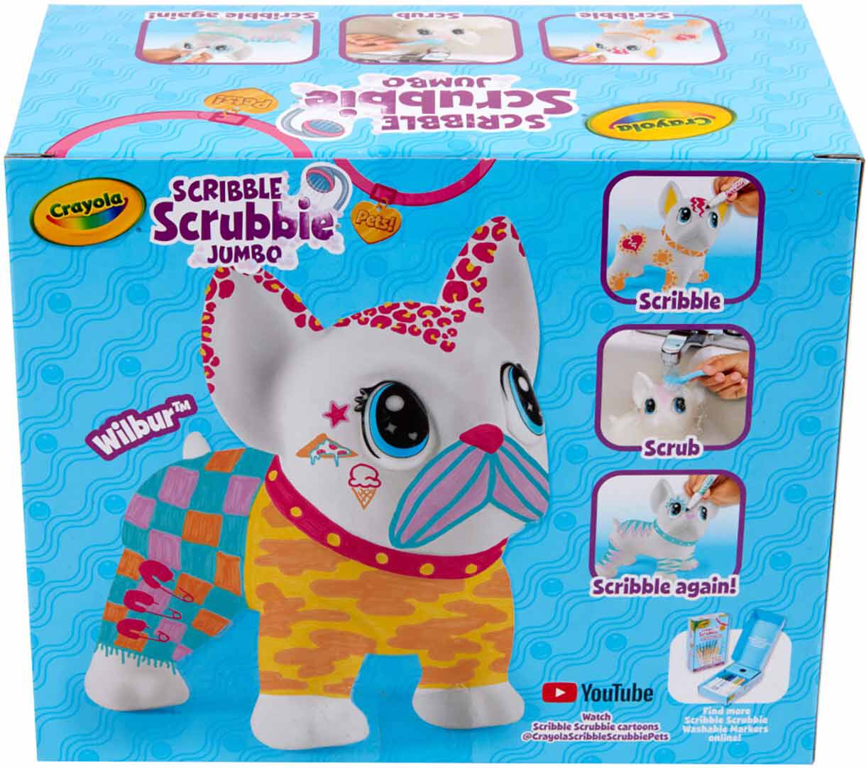 Crayola Scribble Scrubbie Jumbo Pet Grooming Toy Crayola