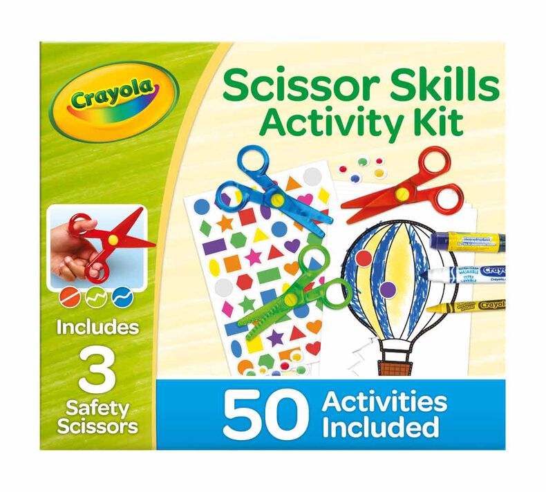 Scissor Skills Activity Book For Kids Ages 3-5,Paper Cutting Art, Kids Safe  Scissors, Early Learning Development Toy for Kindergarten preschool Boys