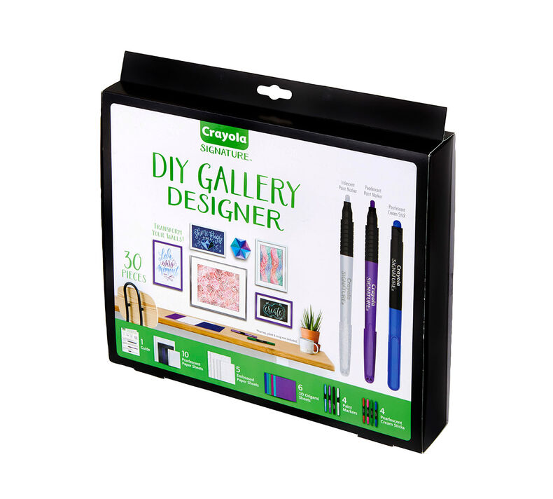 Signature DIY Gallery Wall Art Set & Origami Kit | Crayola.com | Crayola