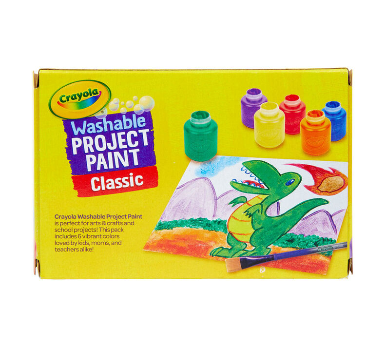 Kids Paint Set - 6 Colors Kids Paint 2 oz Each - Washable Paint