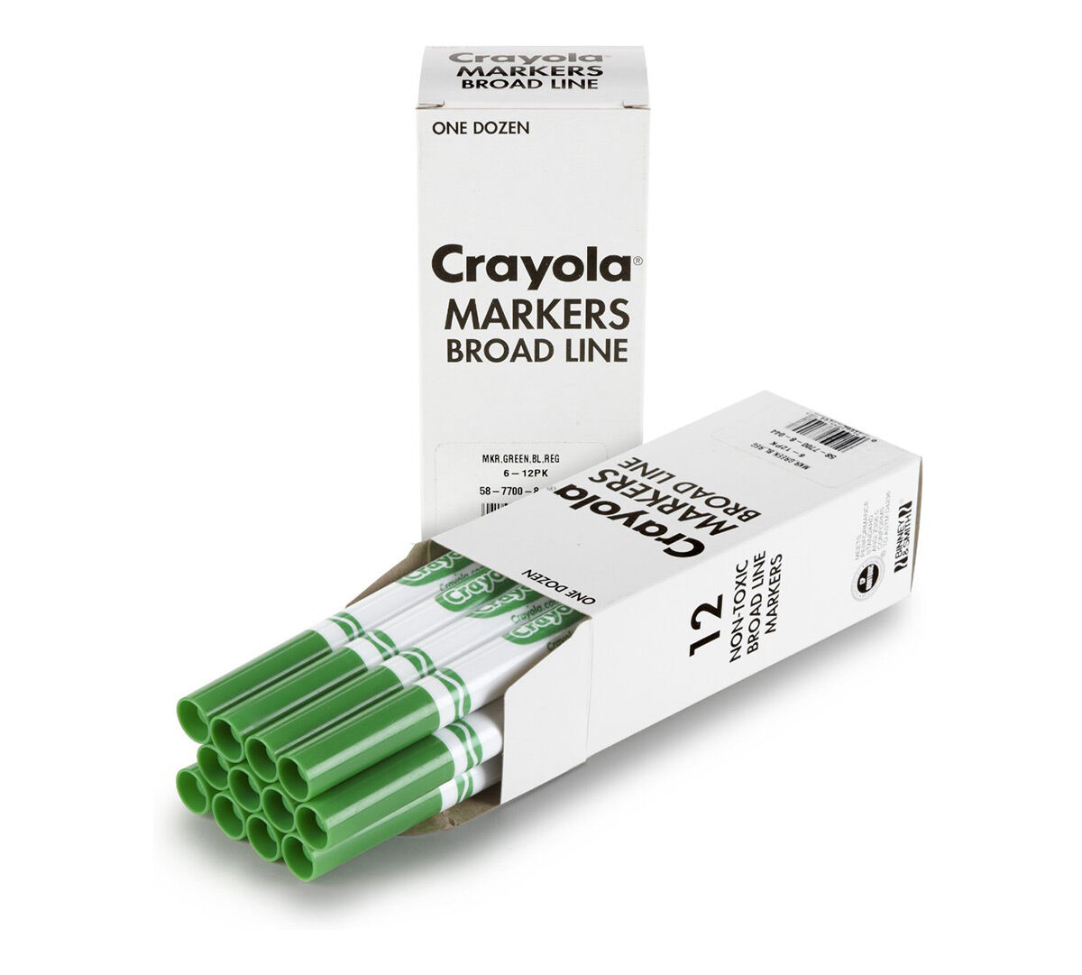 Crayola Green Markers in Bulk, 12 Count Crayola