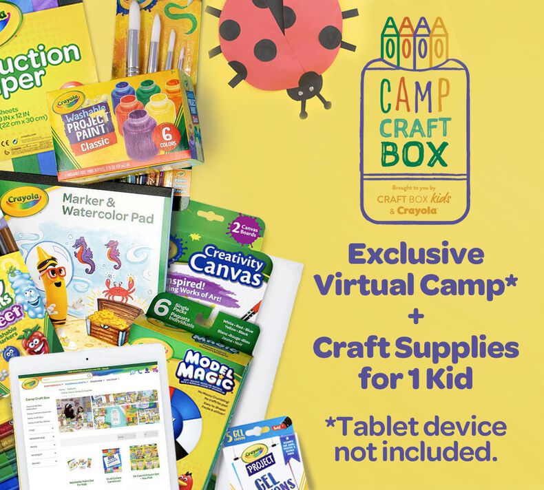 Camp Craft Box Spring Virtual Camp for 1 Kid