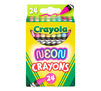 Neon Crayons, 24 Count Front of Box