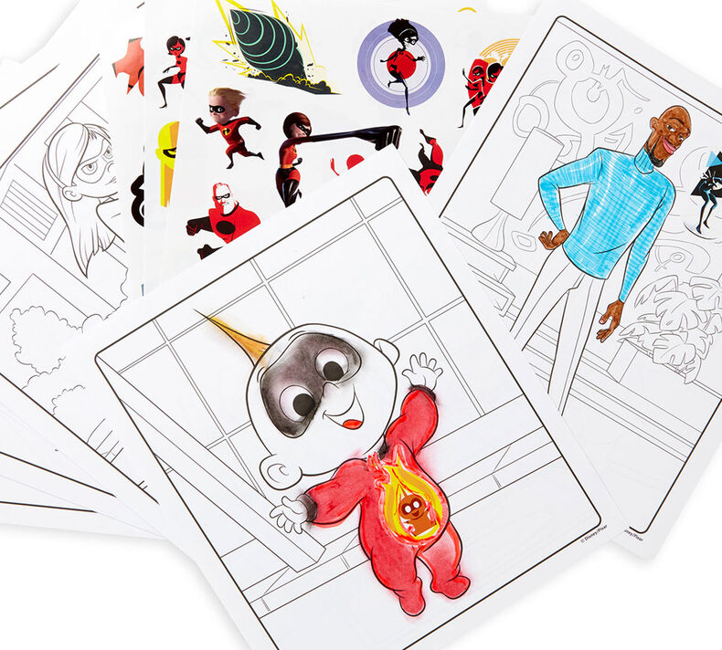 Color & Sticker Book, Incredibles 2