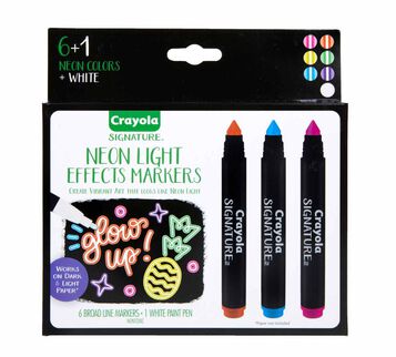 American Crafts DIY Shop 2 White Broad Point Permanent Chalk Markers