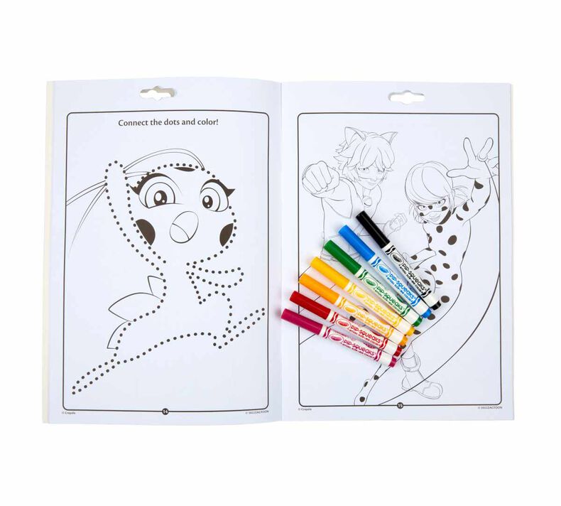 Miraculous Color & Activity Page Set with Markers