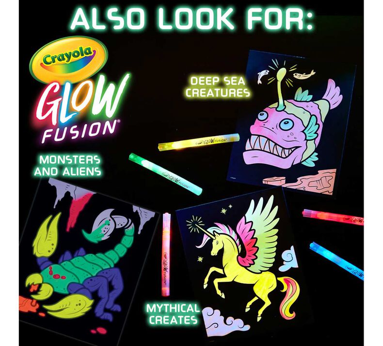 Discovery+Drawing+Easel+With+Markers+Neon+Glow+Kids+Coloring for