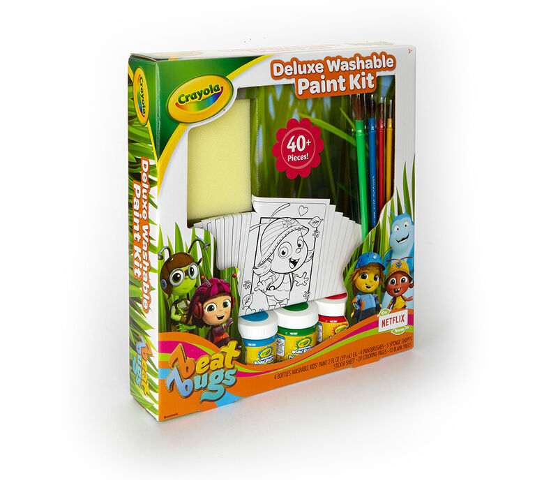 Deluxe Washable Paint Kit, Beat Bugs