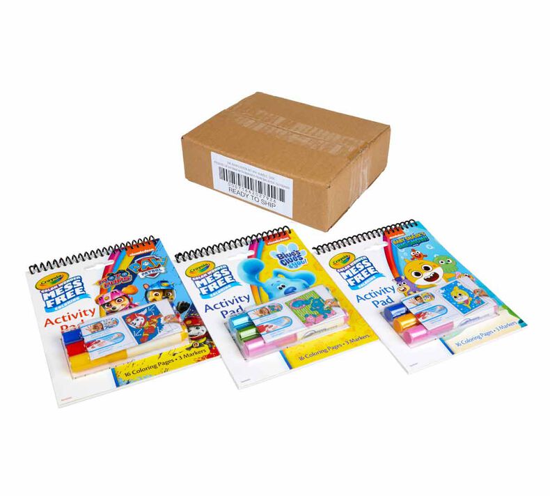 Paw Patrol Coloring Stamper and Activity Set, Mess Free Craft Kit for Toddlers and Kids, Drawing Art Supplies Included Sketch Book, 6 Color Markers, 3
