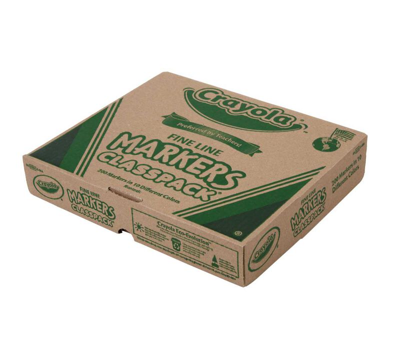 Crayola Markers, Fine Pt. (6 boxes/unit), #7709 (E-59) –