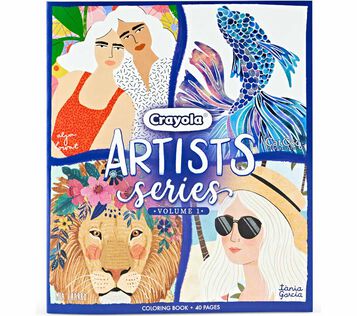 Artist Series Volume 1 Coloring Book front view