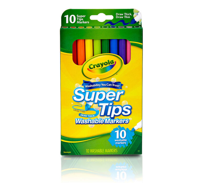 Crayola 10ct Dry Erase Slim Washable Marker