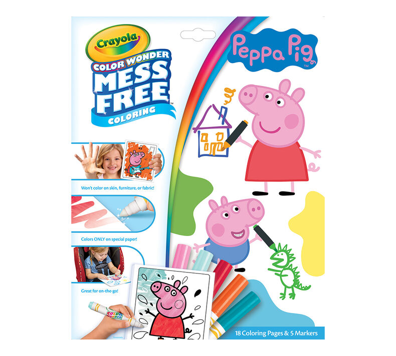 Color Wonder Mess Free Peppa Pig Coloring Set