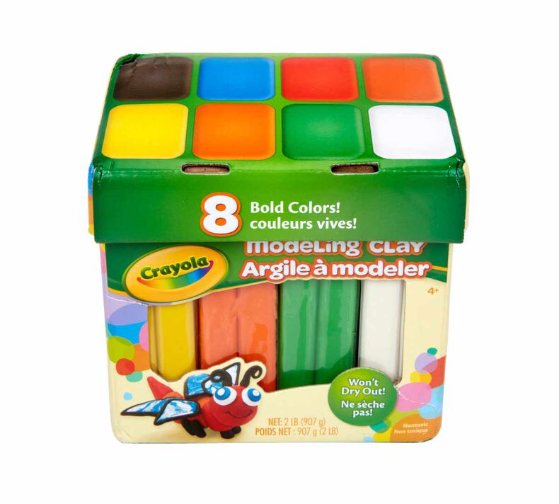 Crayola Modeling Clay Assorted Colors 1 Lb Set Of 12 Boxes