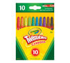 Crayola Mini Twistable Crayons 10 count front