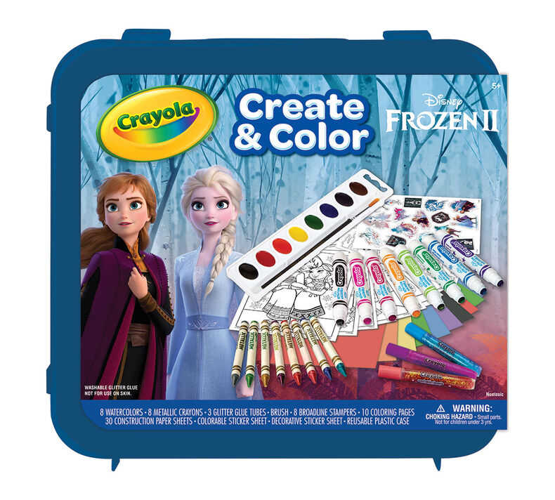 Frozen 2 Art Set, Arts & Crafts Gift for Kids | Crayola.com Crayola