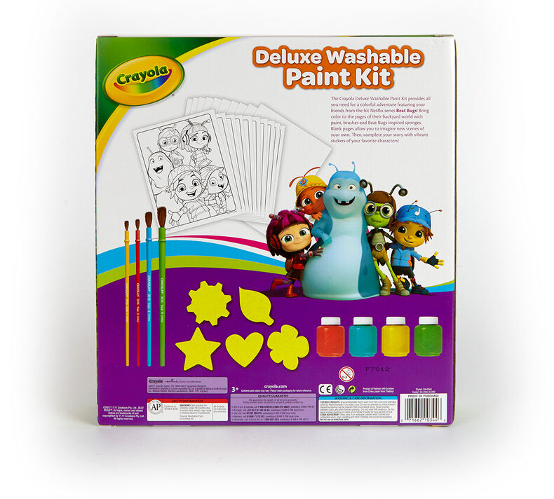 Deluxe Washable Paint Kit, Beat Bugs