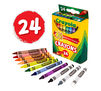 Classic Crayons, 24 count contents and packaging.