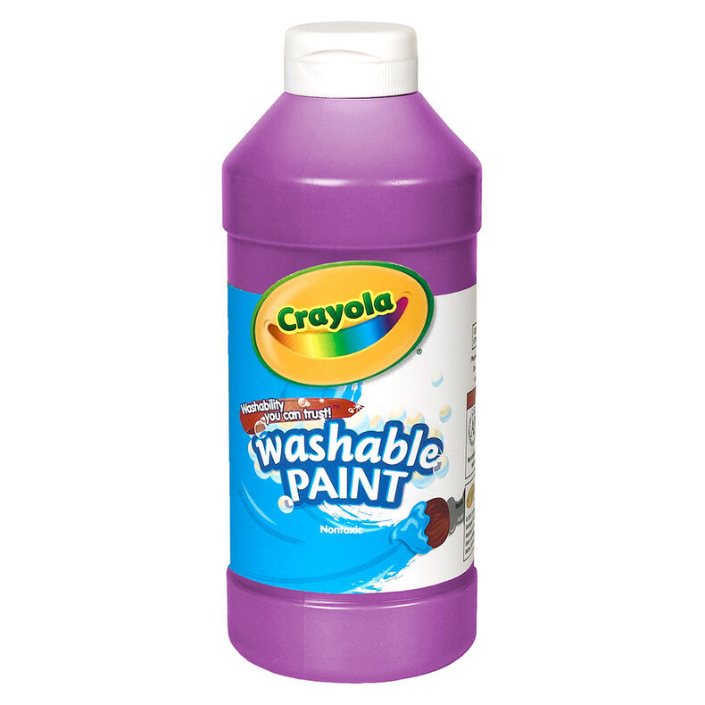 Washable Paint, Violet, 16 oz Bottle Washable Paint, Violet, 16 oz Bottle