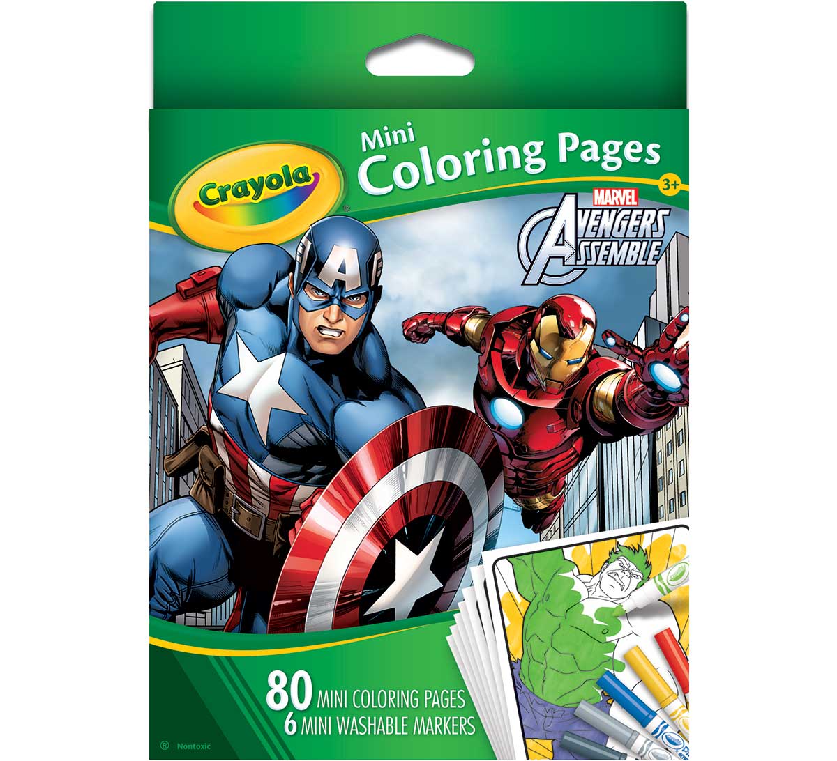 Download Avengers Mini Coloring Pages | Crayola