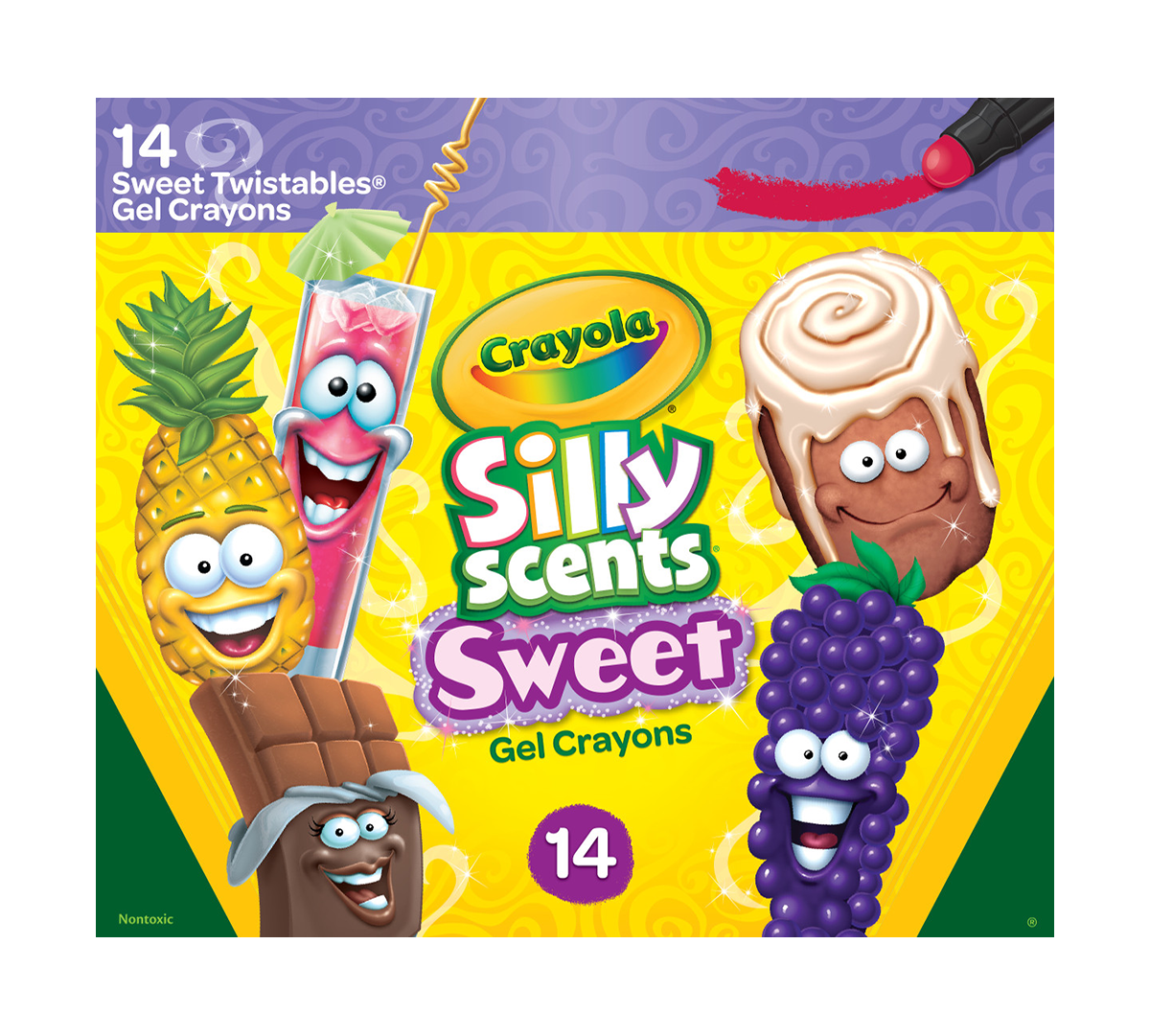 Download Silly Scents Gel Crayons, 14 Sweet Scents | Crayola.com | Crayola