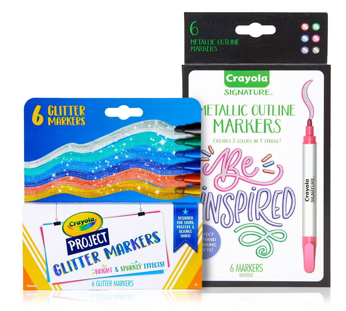 Metallic Outline Markers & Glitter Marker Set | Crayola.com | Crayola