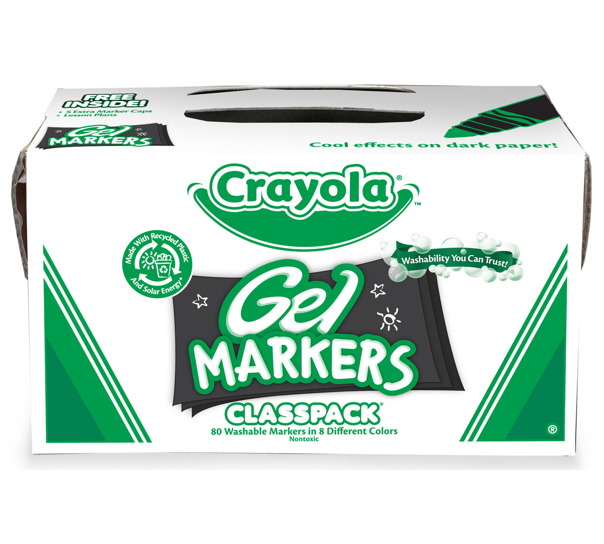 Download 80 Count Gel Fx Markers Classpack, 8 Colors | Crayola