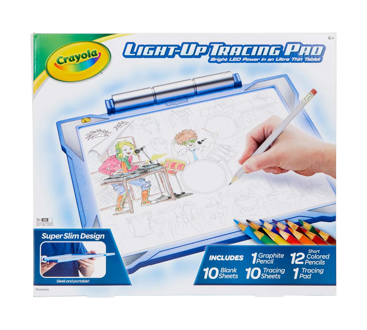 Blue Light-Up Tracing Pad, Gift for Boys, Crayola.com