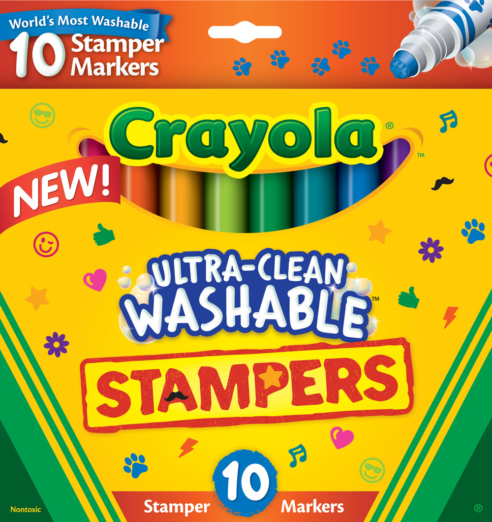 Download Crayola Ultra Clean Washable Markers, Stampers | Crayola.com | Crayola