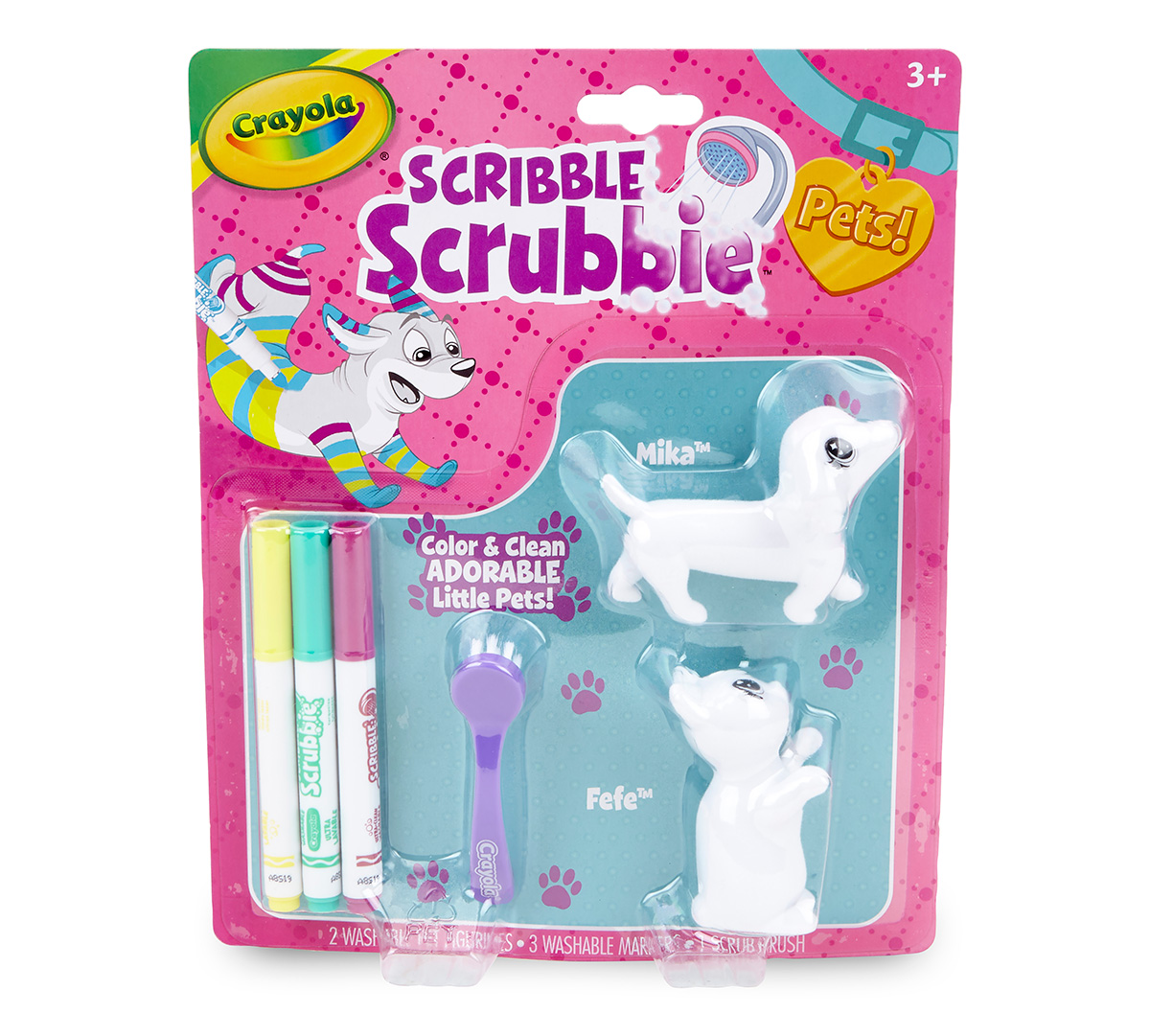 Scribble Scrubbie, Color-in Cat & Dog Toys for Kids ...